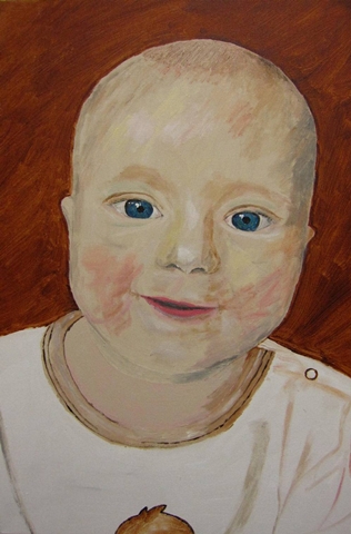 Portret dziecka ze zdjęcia